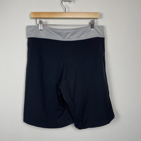 Sanabul UFC MMA Fight Shorts 32 Black Gray Jiu Jitsu Board Hook Loop - Picture 4 of 7